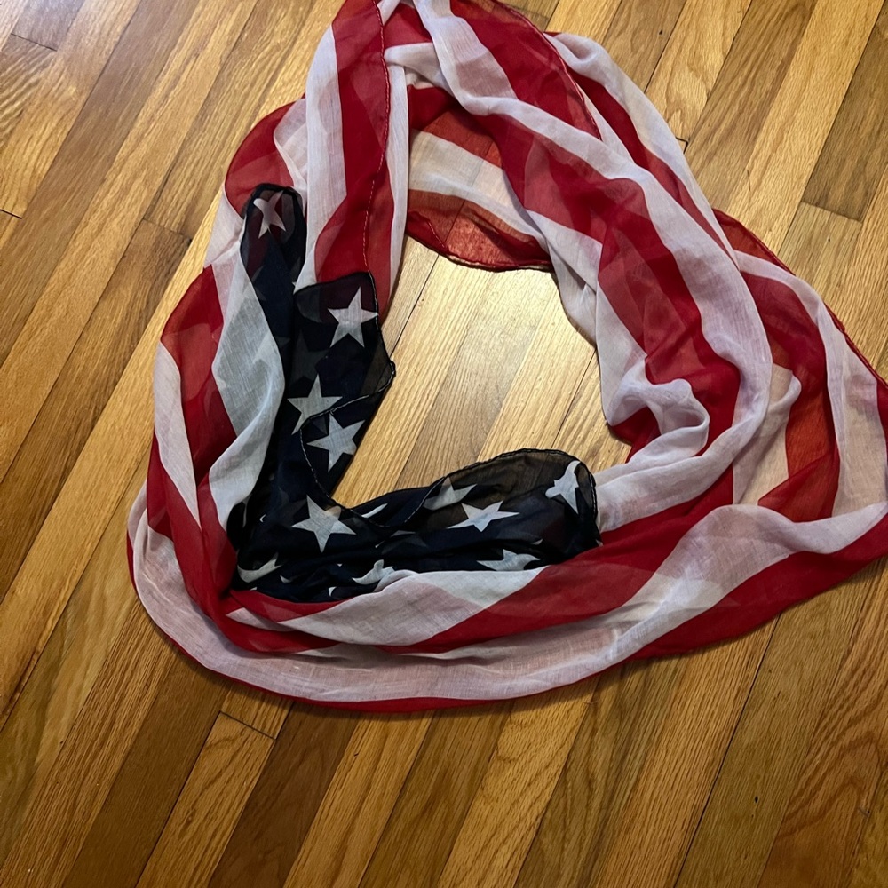 American flag infinity scarf